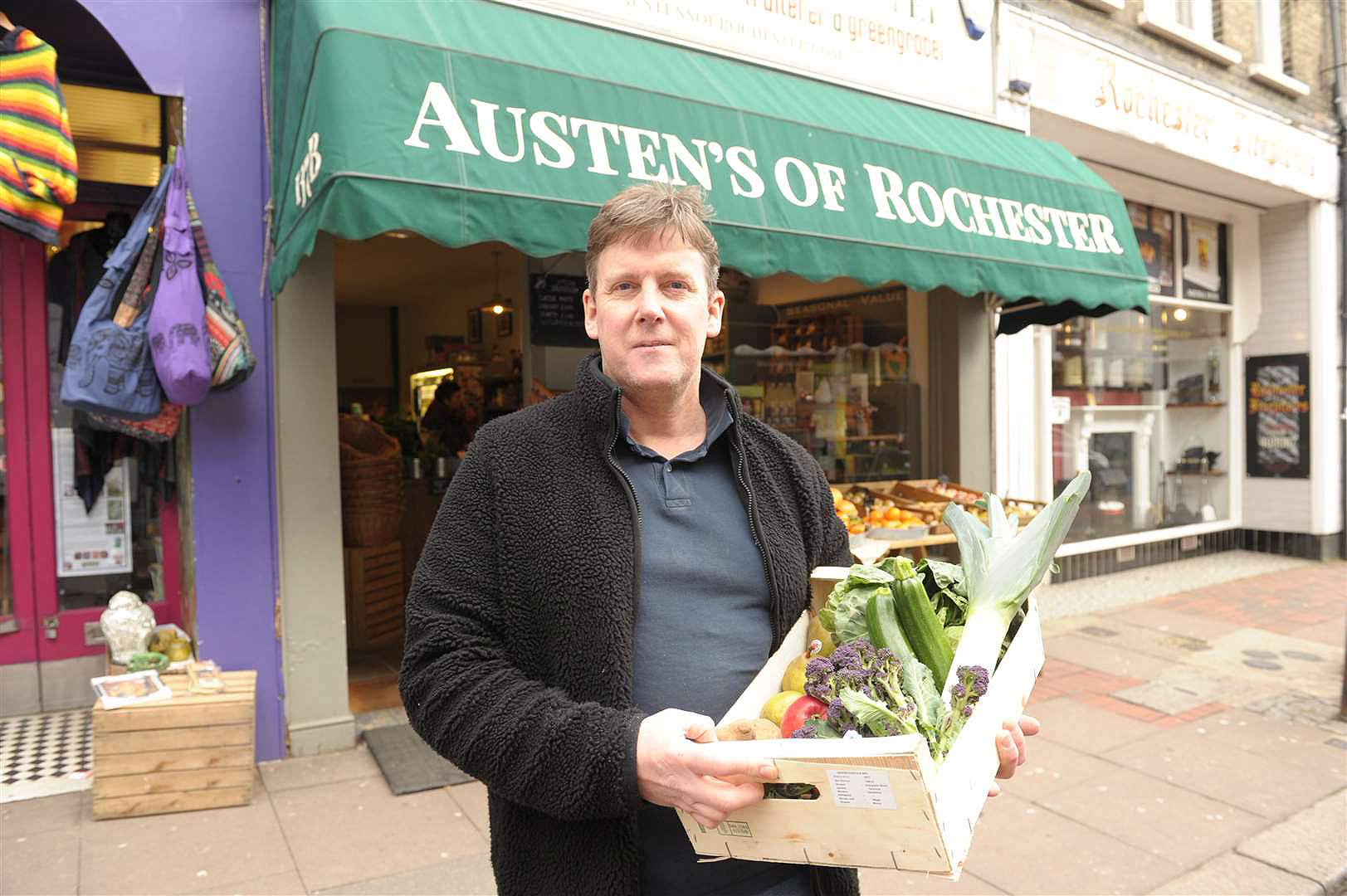 Gallery: Andy Austen in front of Austen's
